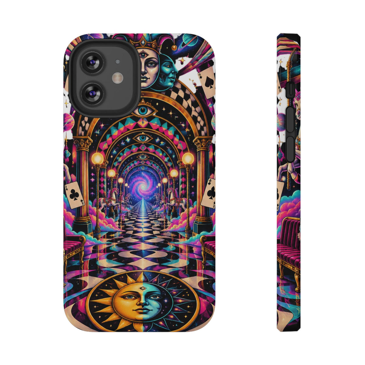Psychedelic DMT Waiting Room Phone Case — Impact‑Resistant Protective Cover