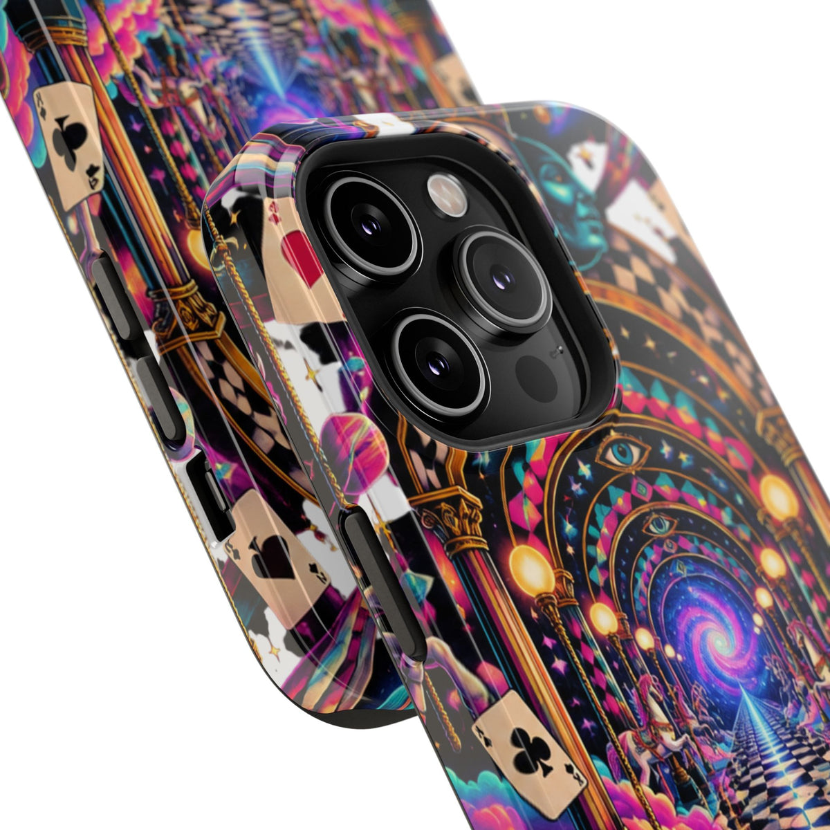 Psychedelic DMT Waiting Room Phone Case — Impact‑Resistant Protective Cover