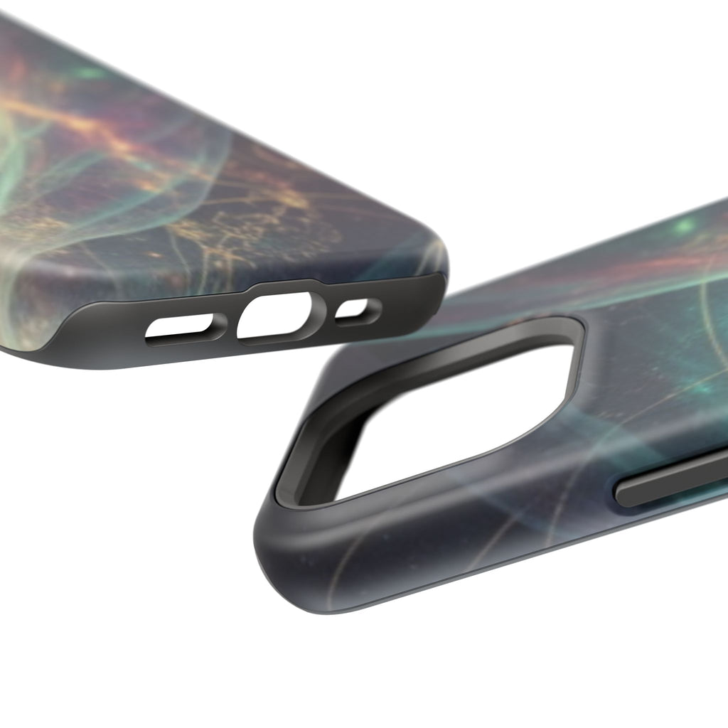 Galaxy Nebula Impact Phone Case — Protective Cosmic Art iPhone Cover