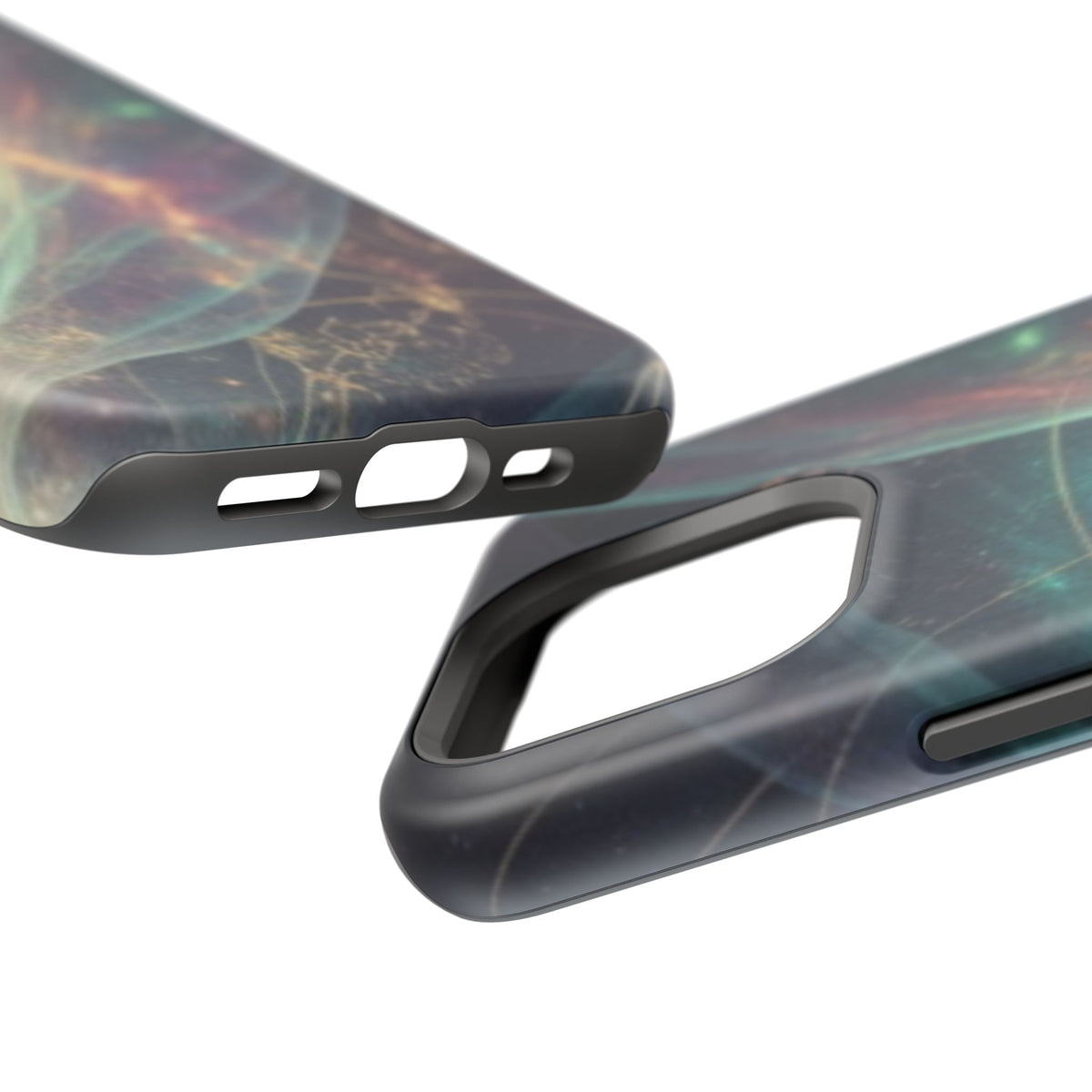 Galaxy Nebula Impact Phone Case — Protective Cosmic Art iPhone Cover
