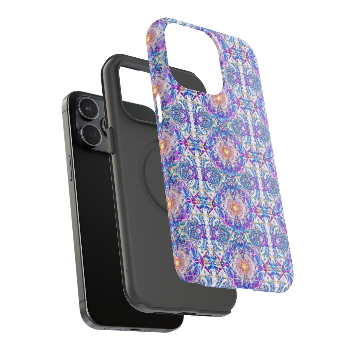 Geometric Pattern Phone Case — Protective Cosmic Art iPhone Cover