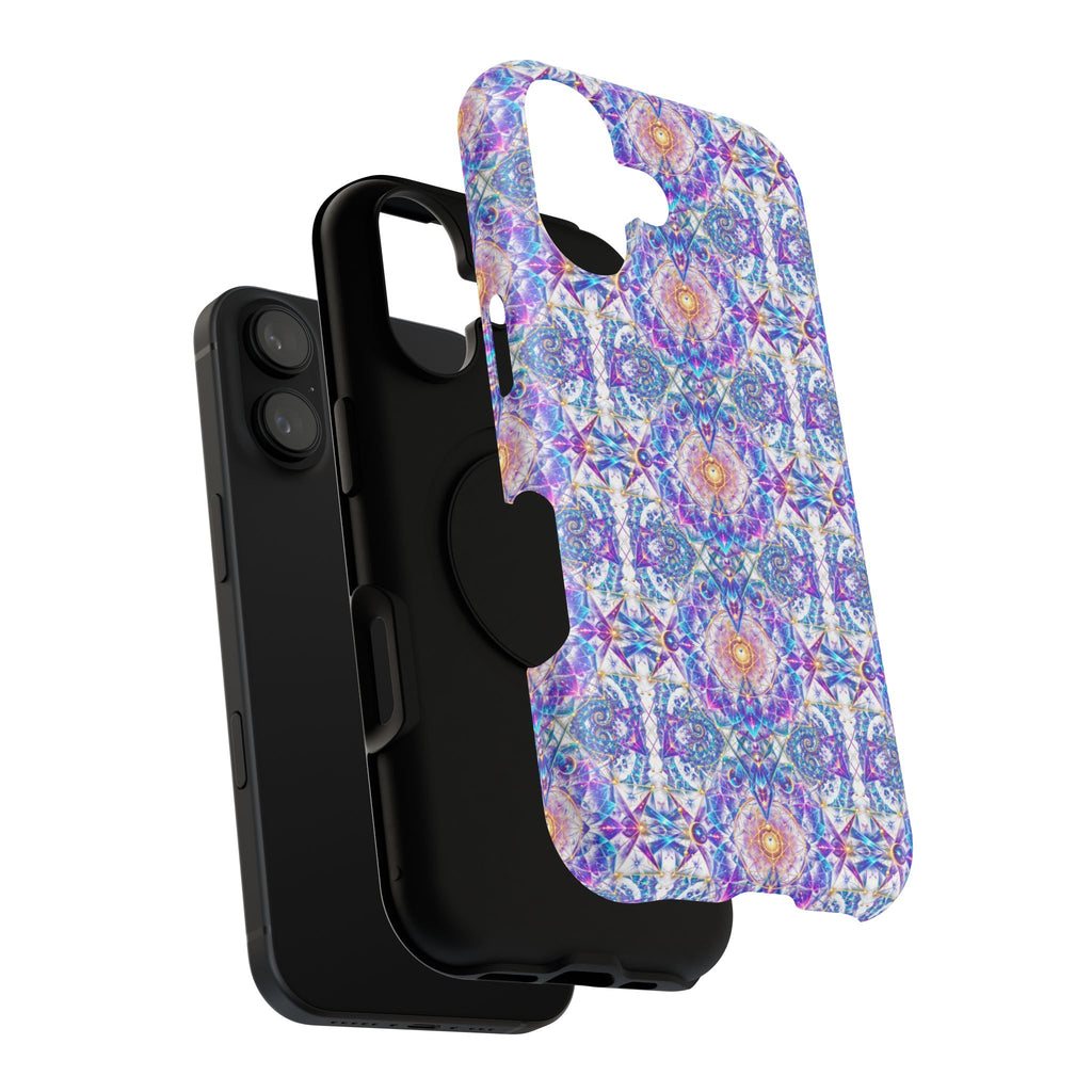 Geometric Pattern Phone Case — Protective Cosmic Art iPhone Cover