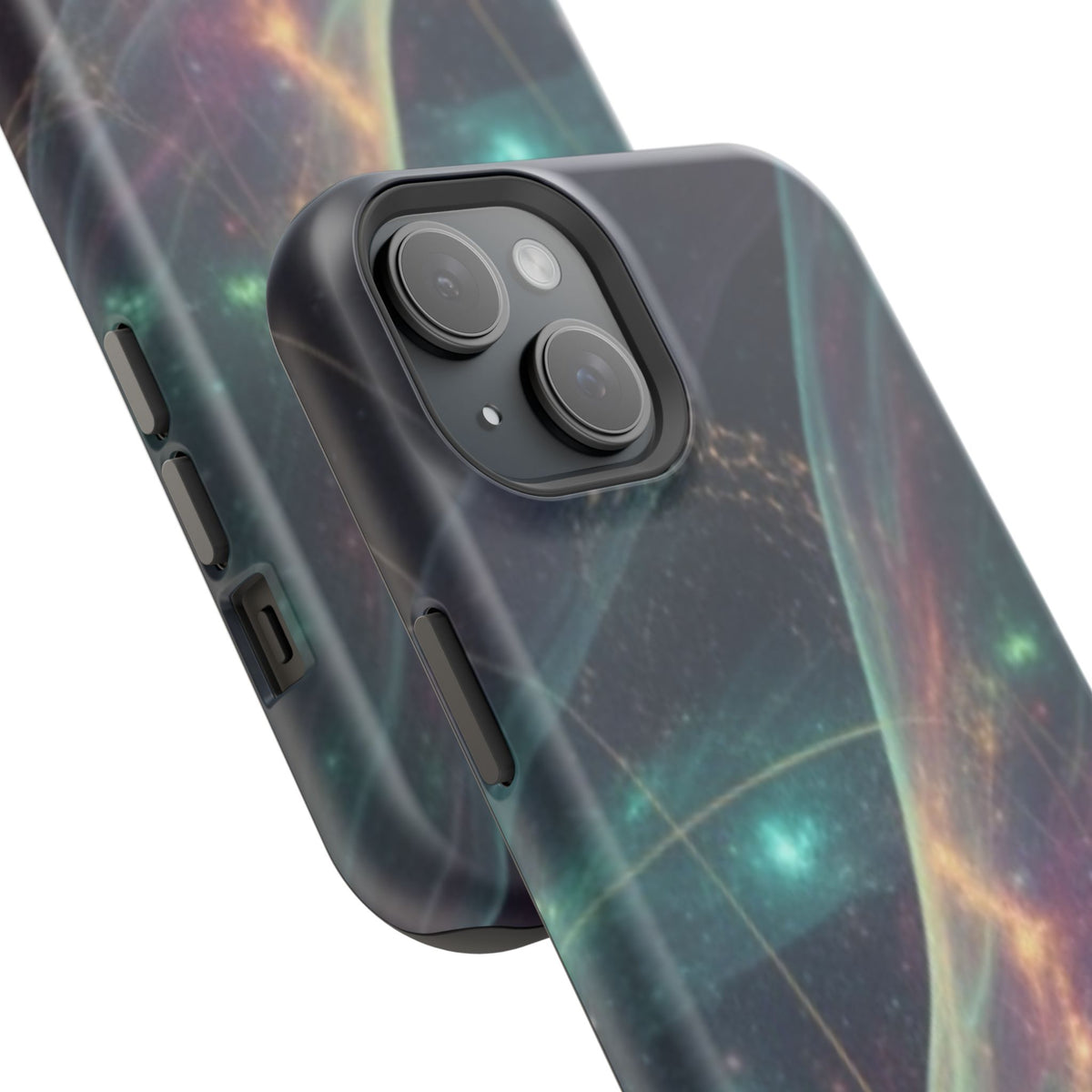 Galaxy Nebula Impact Phone Case — Protective Cosmic Art iPhone Cover