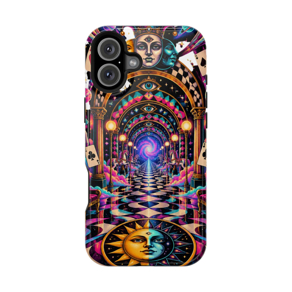 Psychedelic DMT Waiting Room Phone Case — Impact‑Resistant Protective Cover