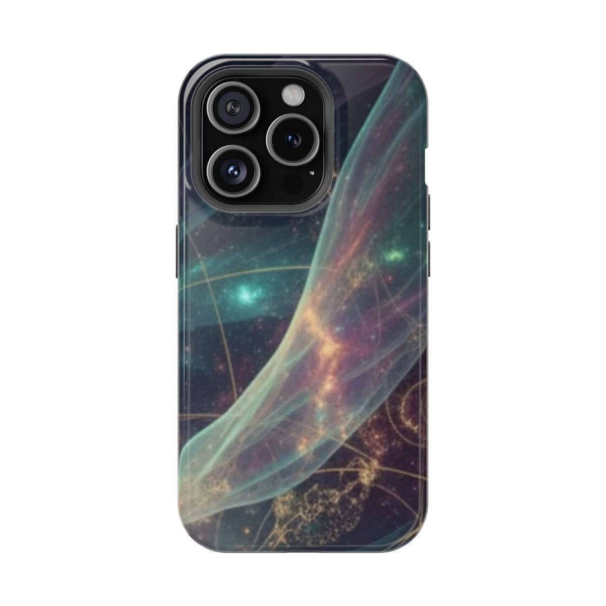 Galaxy Nebula Impact Phone Case — Protective Cosmic Art iPhone Cover