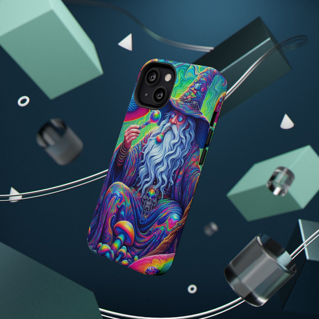 Psychedelic Wizard Phone Case — Impact‑Resistant Protective Cover