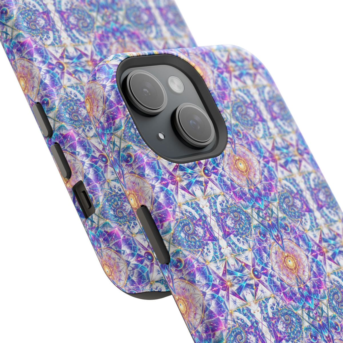 Geometric Pattern Phone Case — Protective Cosmic Art iPhone Cover