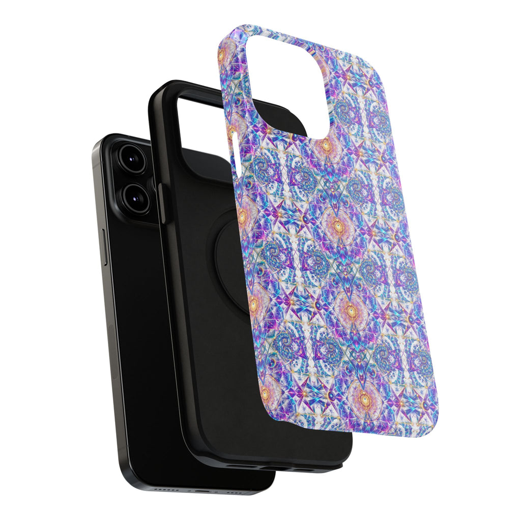 Geometric Pattern Phone Case — Protective Cosmic Art iPhone Cover