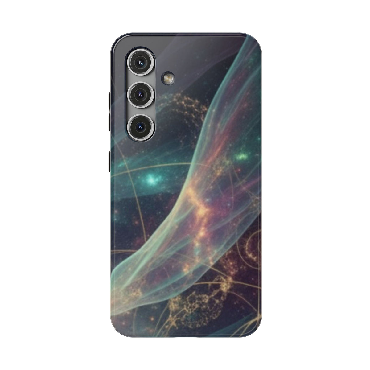 Galaxy Nebula Impact Phone Case — Protective Cosmic Art iPhone Cover