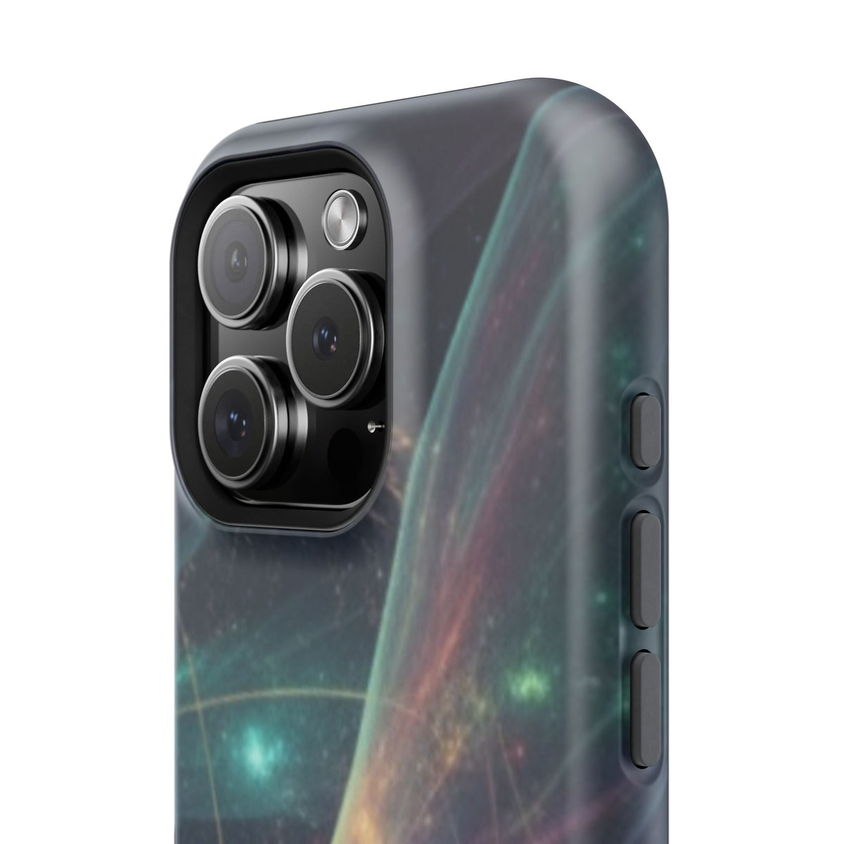 Galaxy Nebula Impact Phone Case — Protective Cosmic Art iPhone Cover