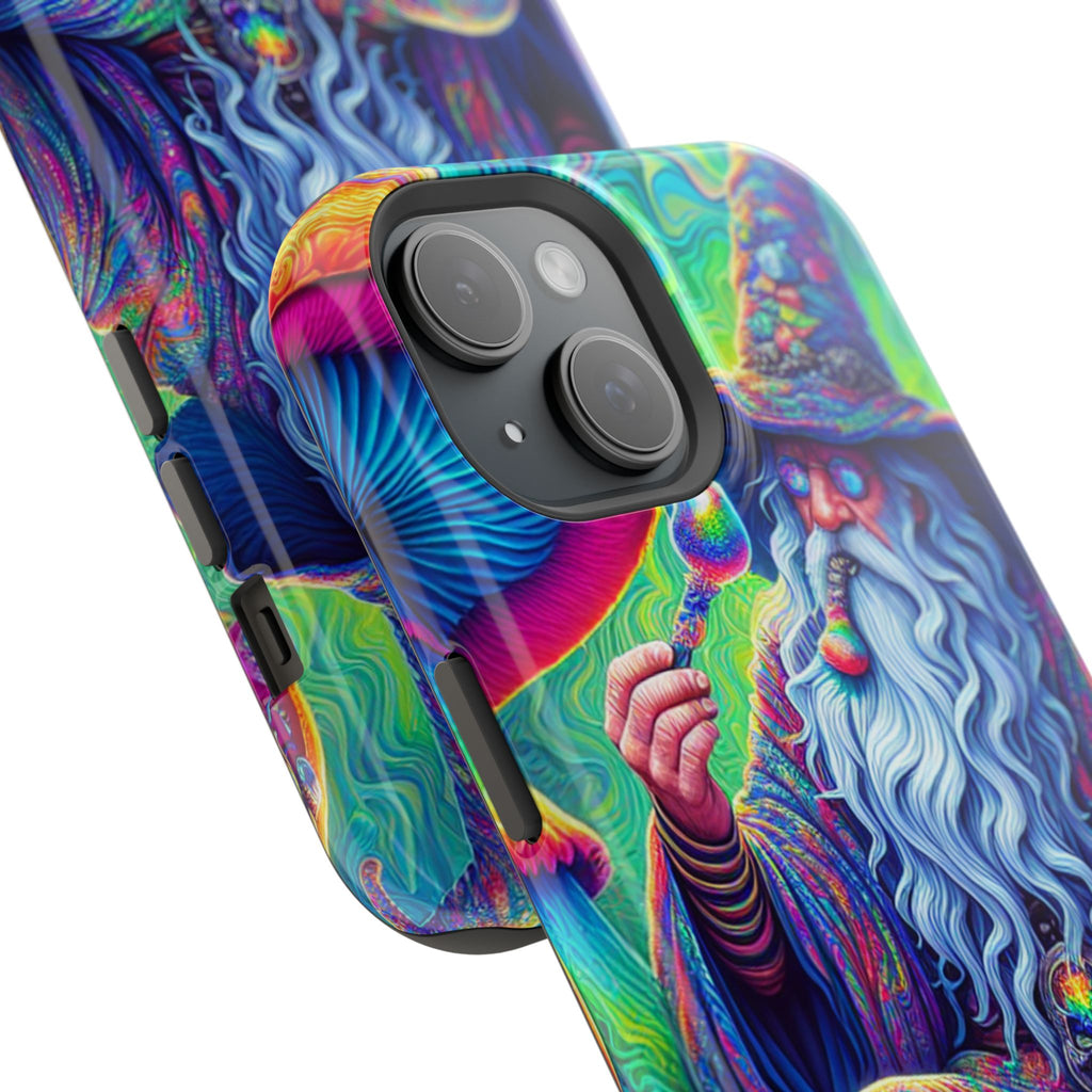 Psychedelic Wizard Phone Case — Impact‑Resistant Protective Cover