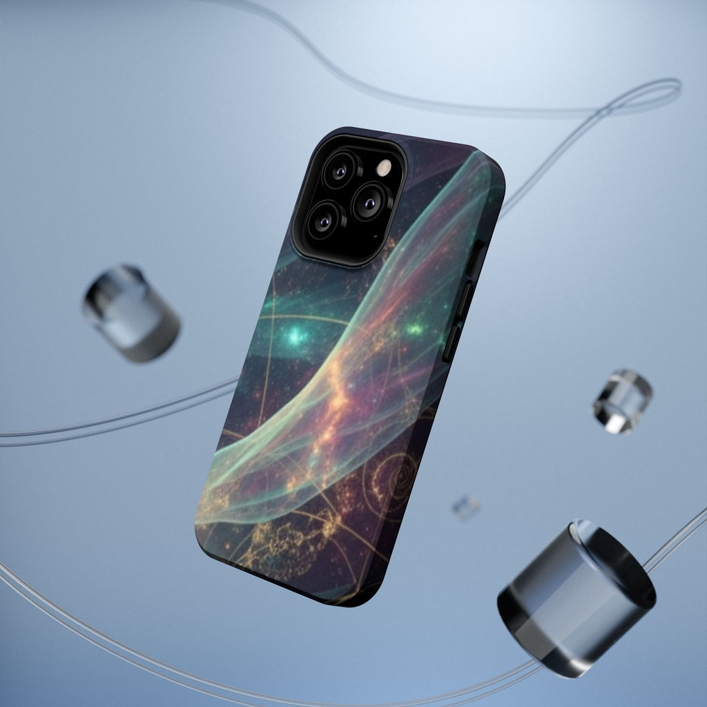 Galaxy Nebula Impact Phone Case — Protective Cosmic Art iPhone Cover