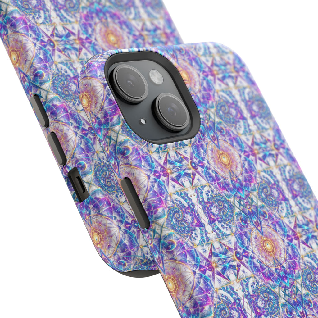 Geometric Pattern Phone Case — Protective Cosmic Art iPhone Cover
