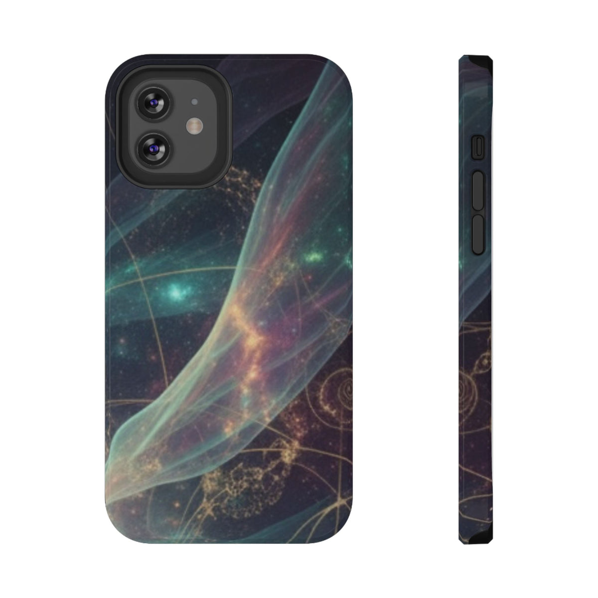 Galaxy Nebula Impact Phone Case — Protective Cosmic Art iPhone Cover