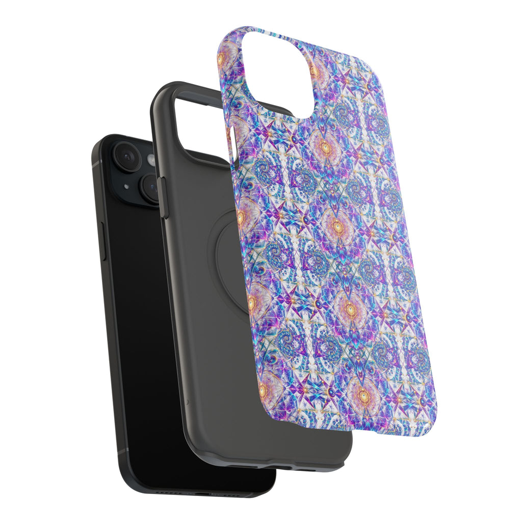 Geometric Pattern Phone Case — Protective Cosmic Art iPhone Cover