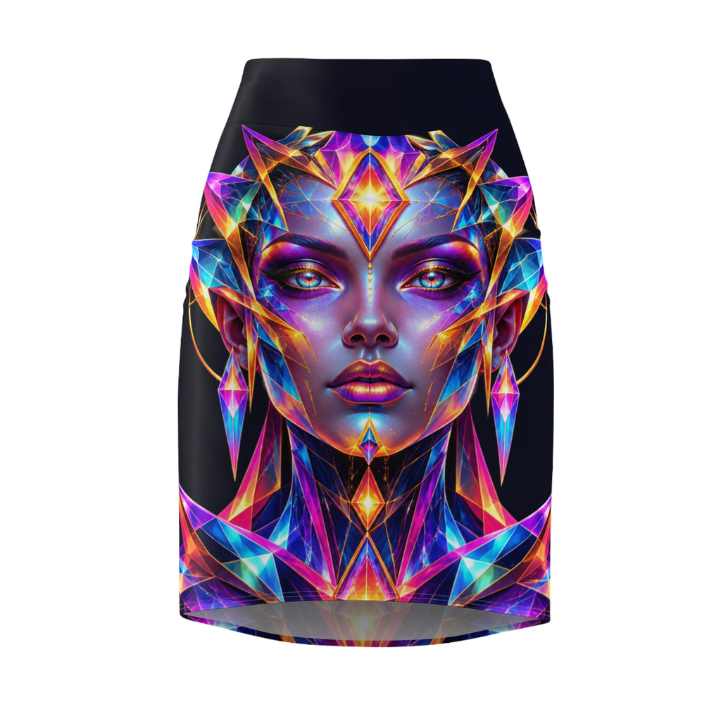 DMT Goddess Pencil Skirt