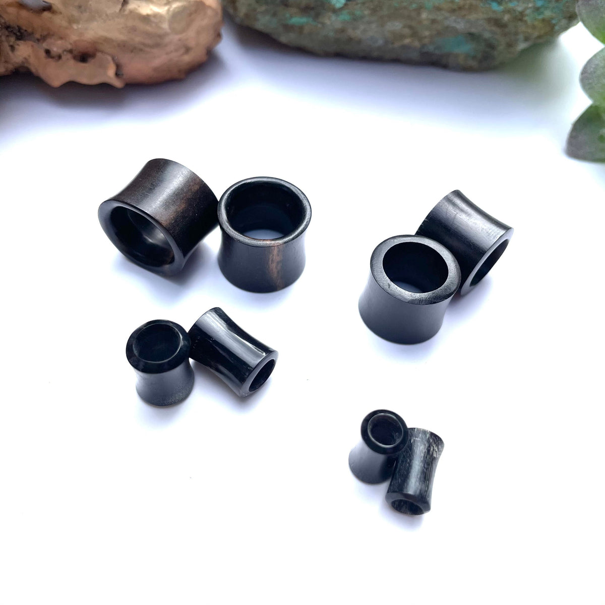Ebony Wood Ear Tunnels – Black Organic Gauges