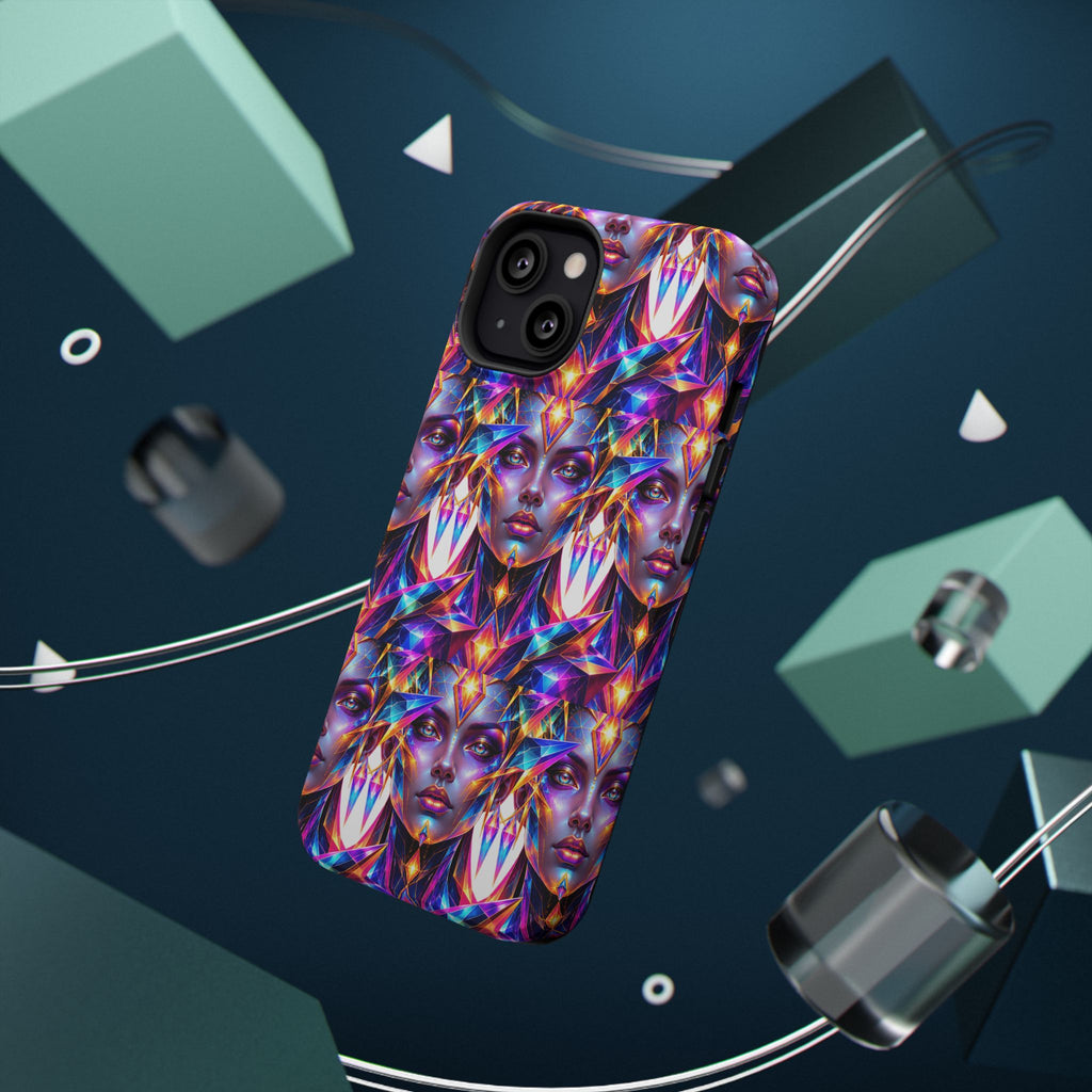 Lady DMT Phone Case — Protective Cosmic Art iPhone Cover