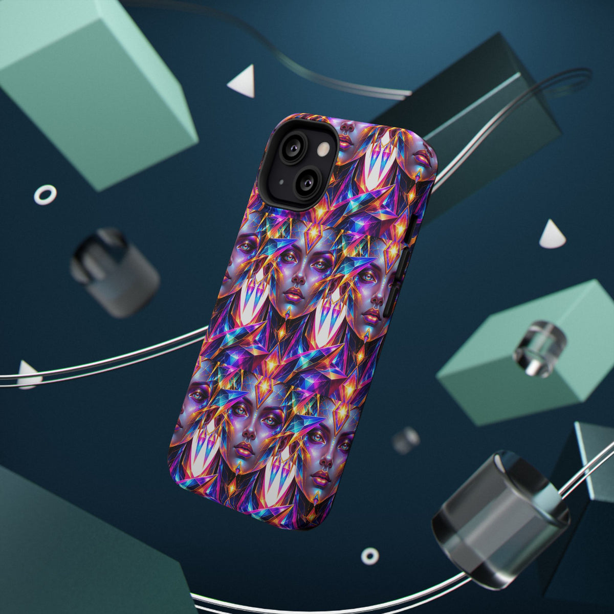 Lady DMT Phone Case — Protective Cosmic Art iPhone Cover