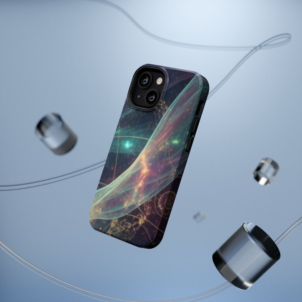 Galaxy Nebula Impact Phone Case — Protective Cosmic Art iPhone Cover