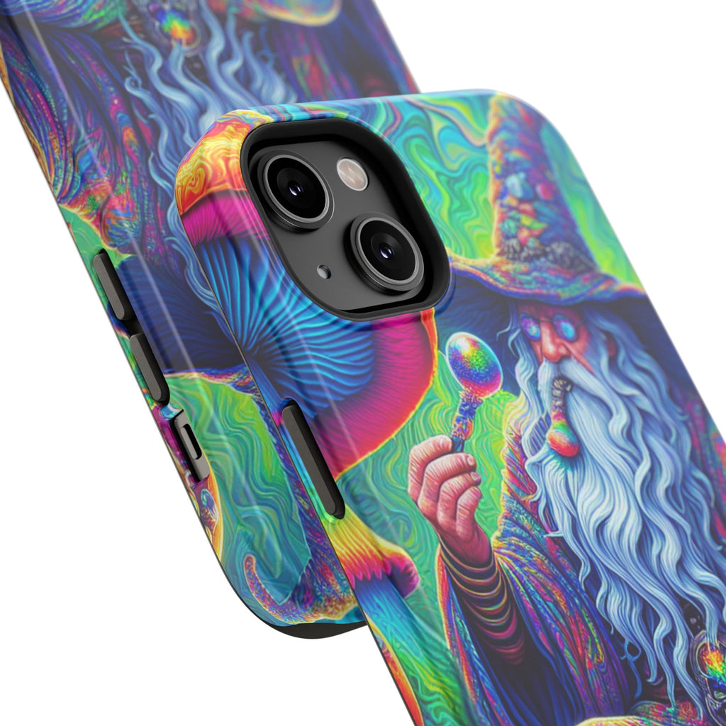 Psychedelic Wizard Phone Case — Impact‑Resistant Protective Cover