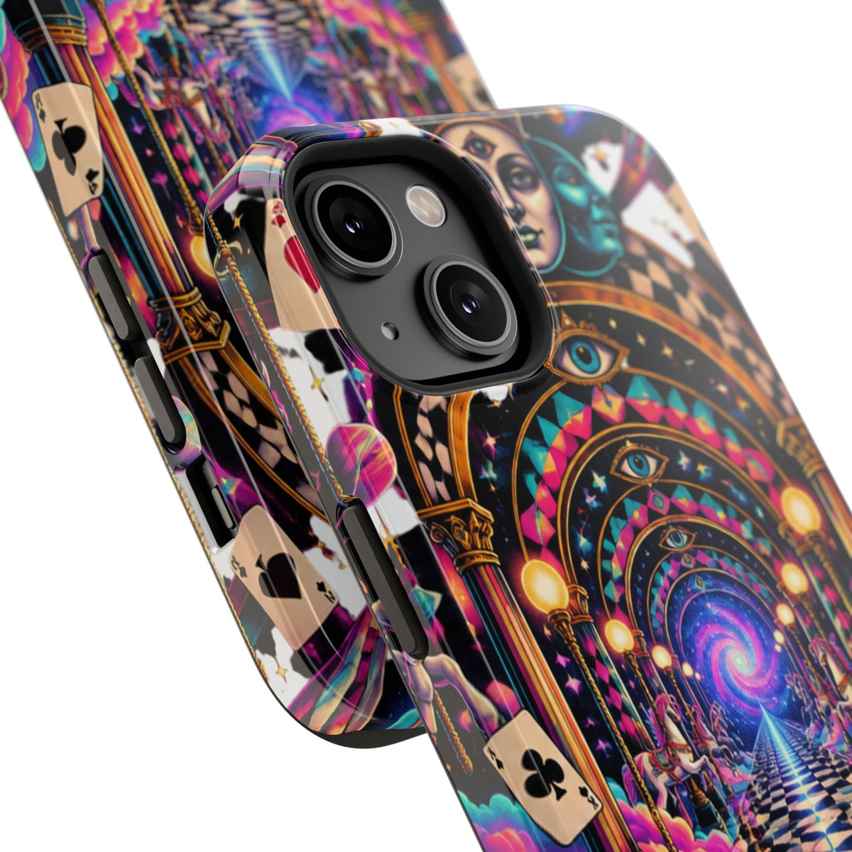 Psychedelic DMT Waiting Room Phone Case — Impact‑Resistant Protective Cover