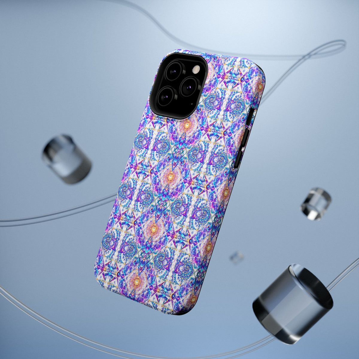 Geometric Pattern Phone Case — Protective Cosmic Art iPhone Cover