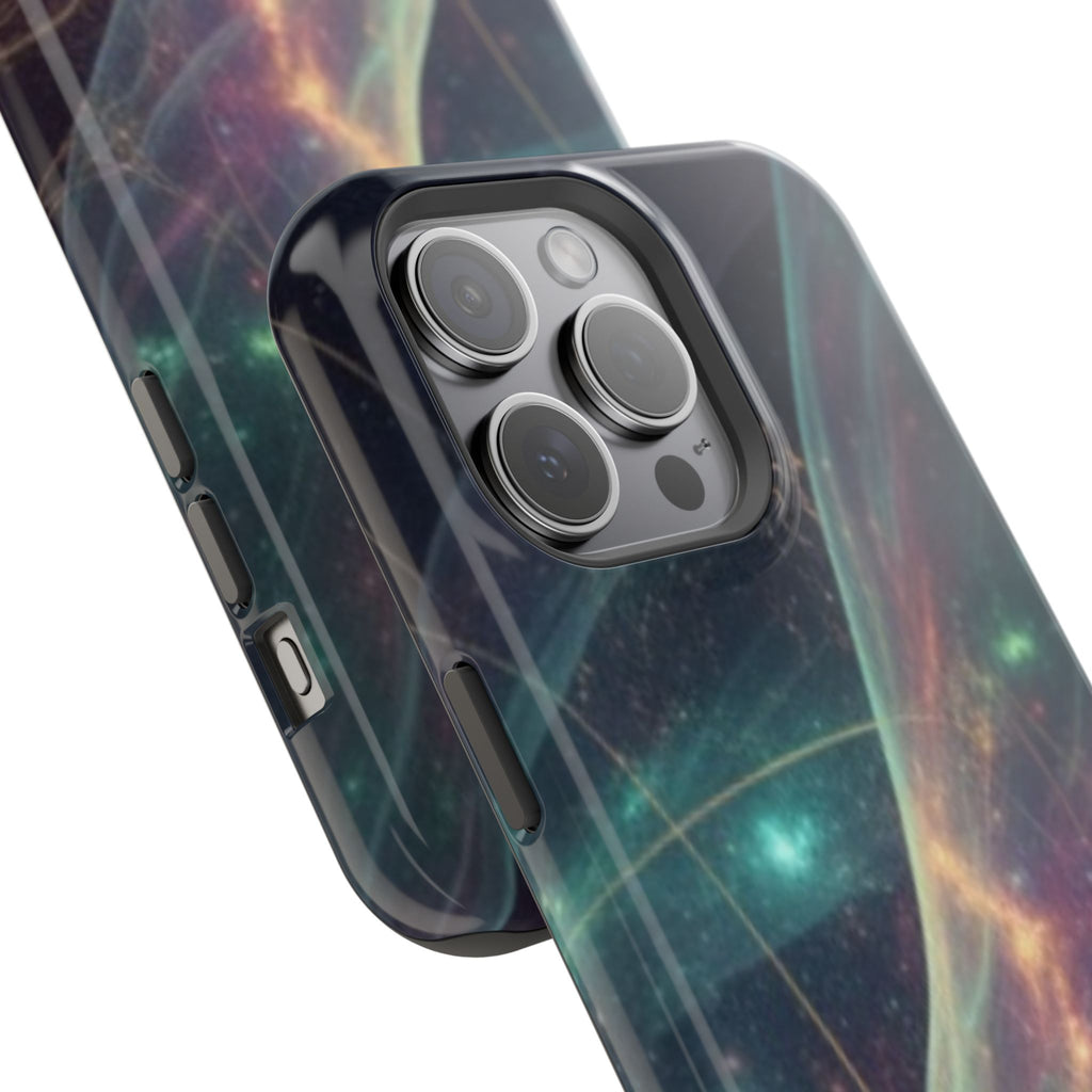 Galaxy Nebula Impact Phone Case — Protective Cosmic Art iPhone Cover