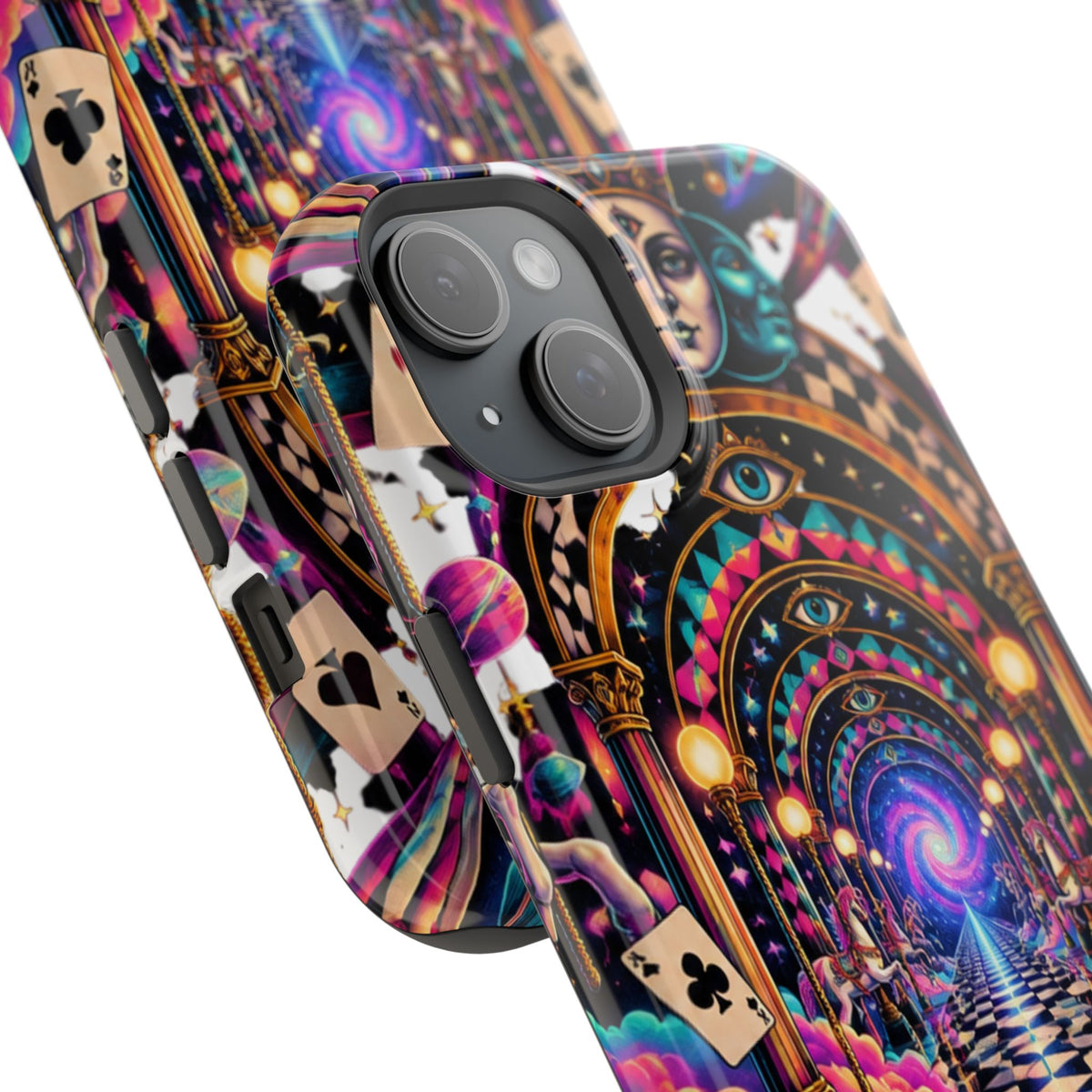 Psychedelic DMT Waiting Room Phone Case — Impact‑Resistant Protective Cover