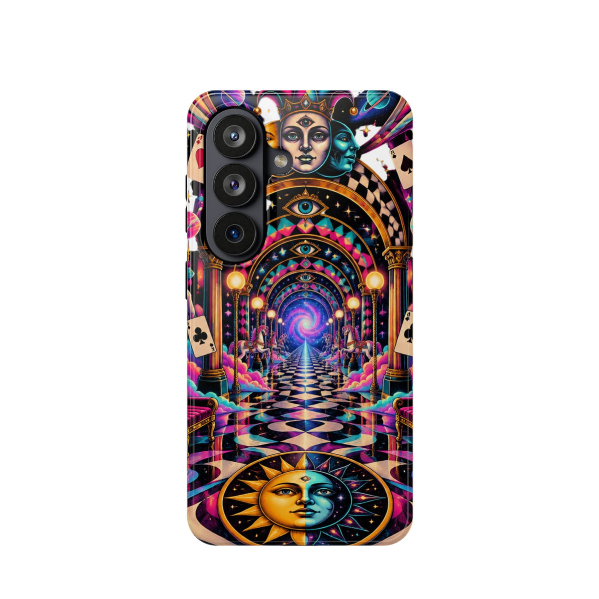 Psychedelic DMT Waiting Room Phone Case — Impact‑Resistant Protective Cover