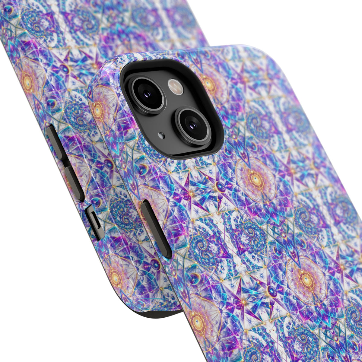 Geometric Pattern Phone Case — Protective Cosmic Art iPhone Cover