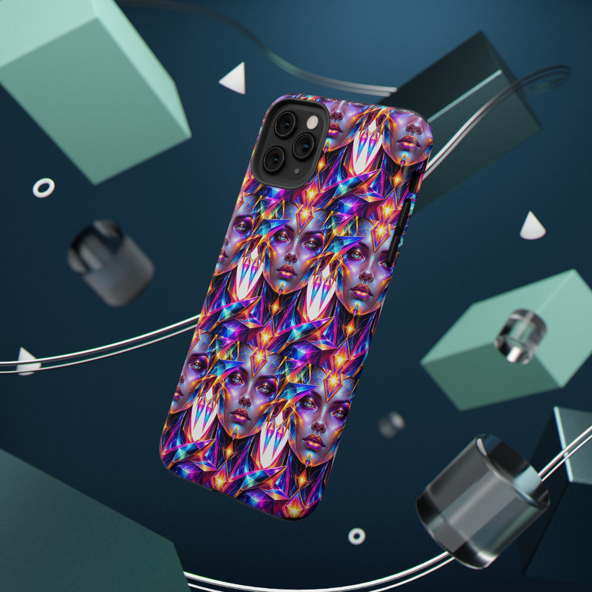 Lady DMT Phone Case — Protective Cosmic Art iPhone Cover