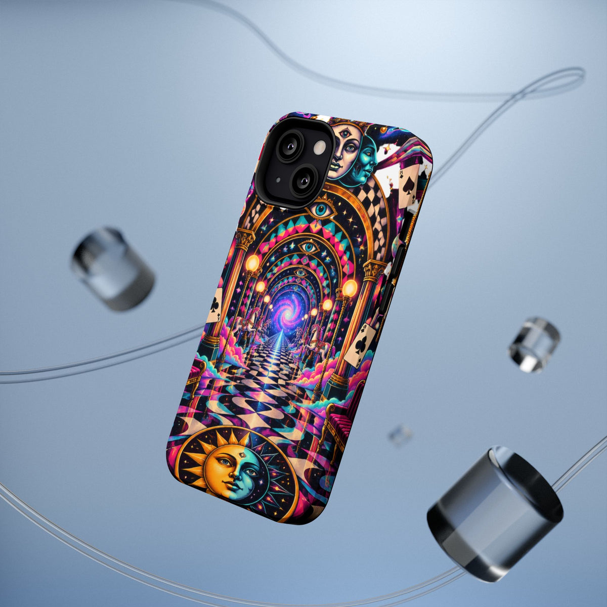 Psychedelic DMT Waiting Room Phone Case — Impact‑Resistant Protective Cover