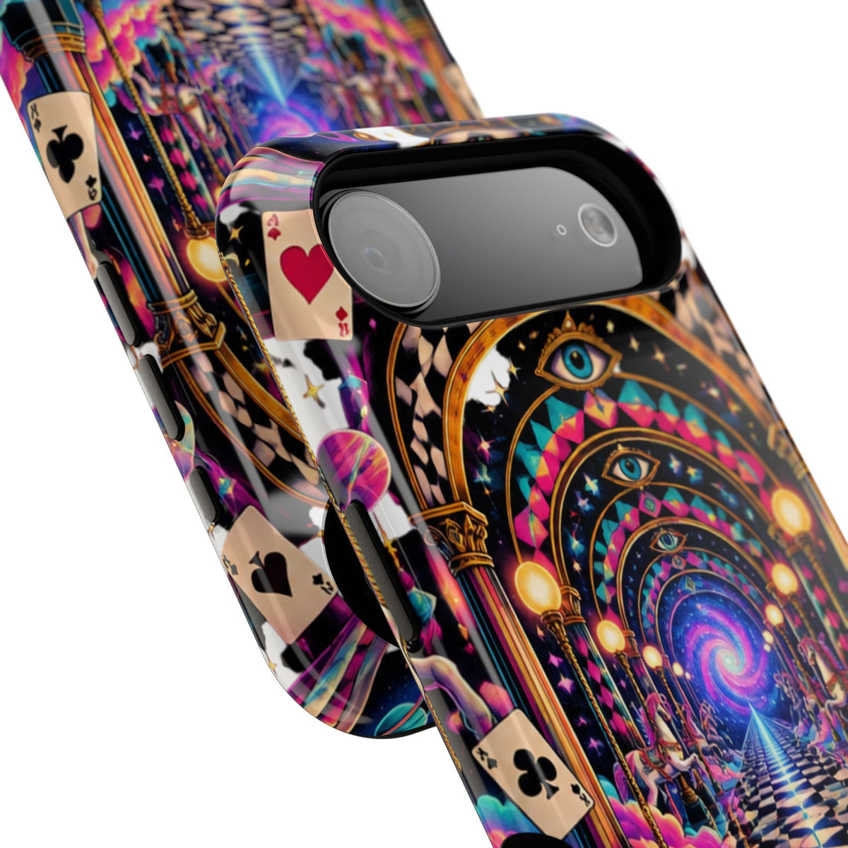 Psychedelic DMT Waiting Room Phone Case — Impact‑Resistant Protective Cover
