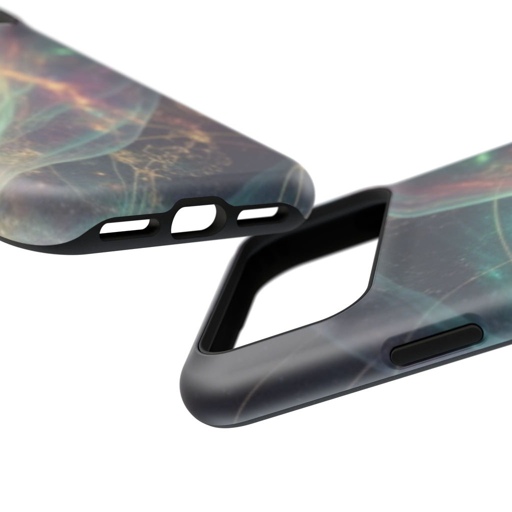 Galaxy Nebula Impact Phone Case — Protective Cosmic Art iPhone Cover