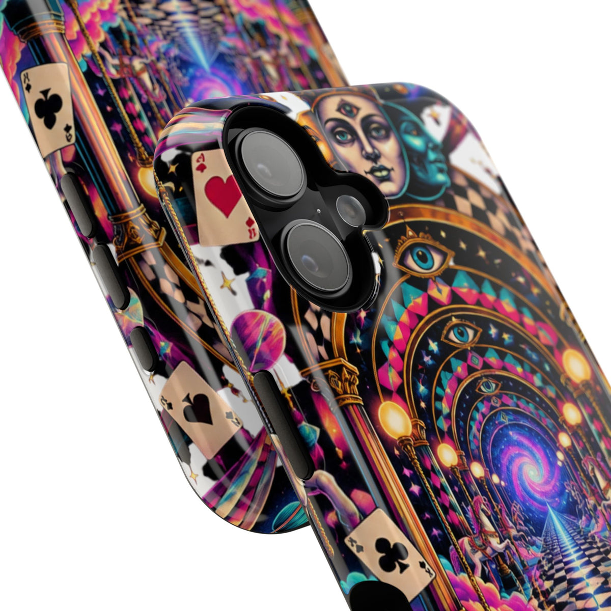 Psychedelic DMT Waiting Room Phone Case — Impact‑Resistant Protective Cover