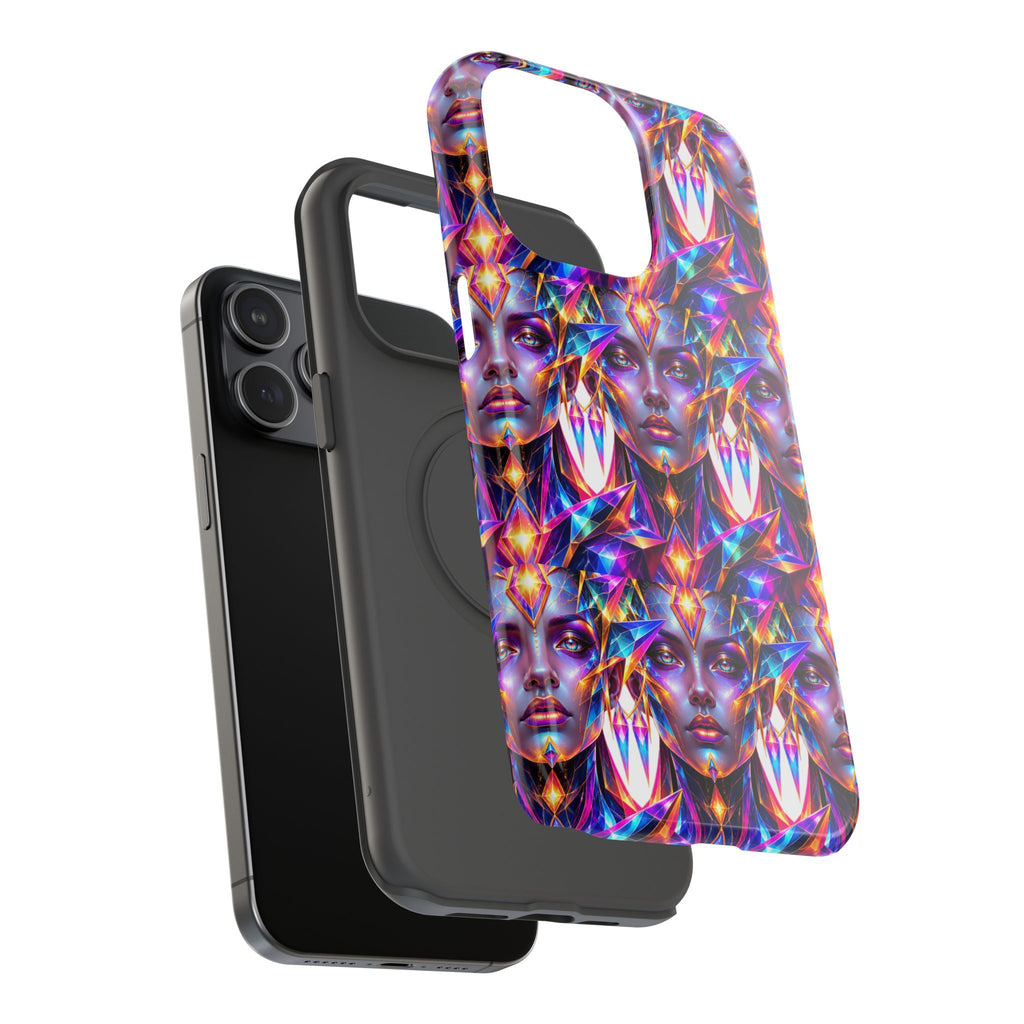 Lady DMT Phone Case — Protective Cosmic Art iPhone Cover