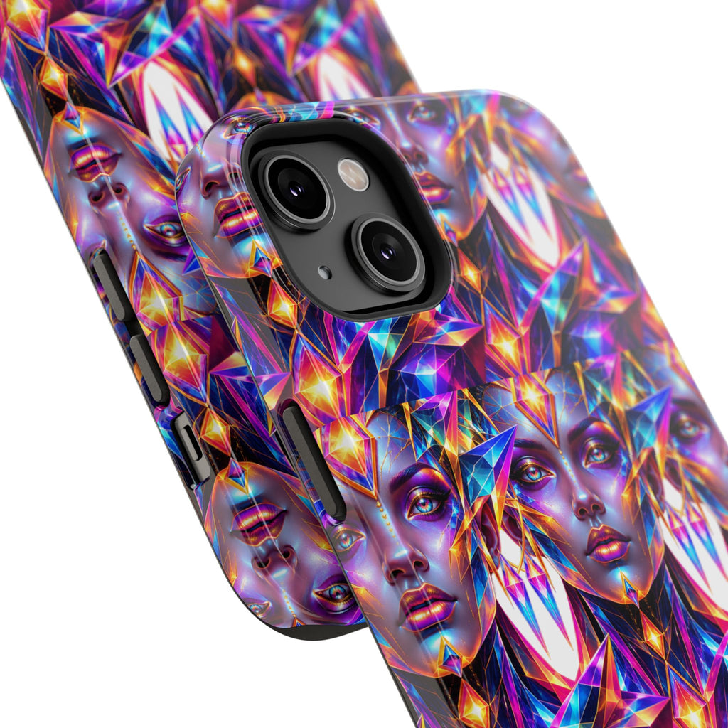 Lady DMT Phone Case — Protective Cosmic Art iPhone Cover