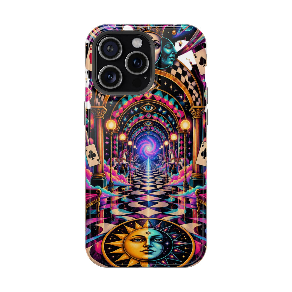 Psychedelic DMT Waiting Room Phone Case — Impact‑Resistant Protective Cover