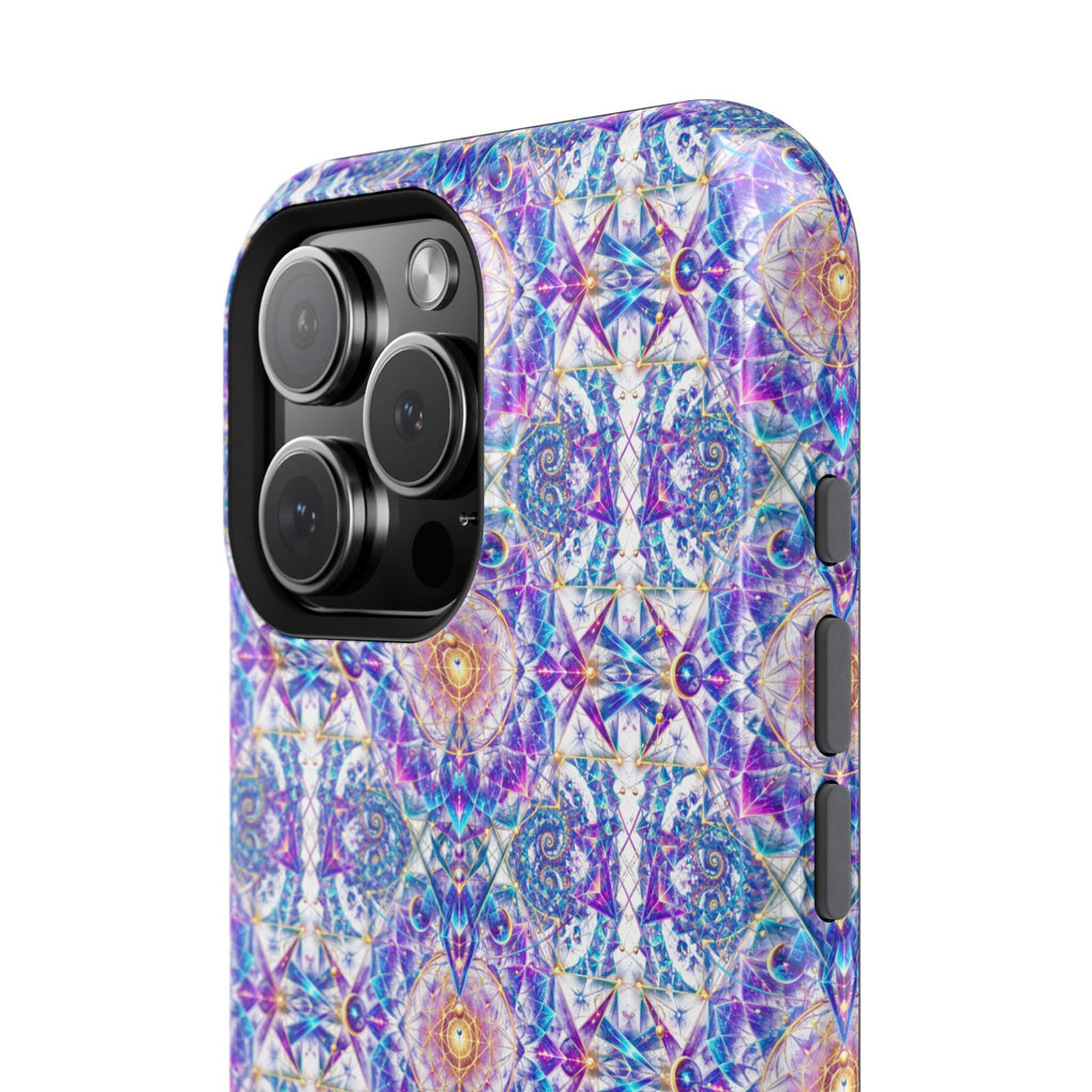 Geometric Pattern Phone Case — Protective Cosmic Art iPhone Cover