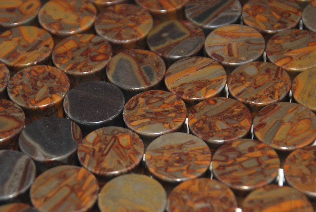 Bamboo Jasper Plugs – Double Flared Earth-Tone Gauges