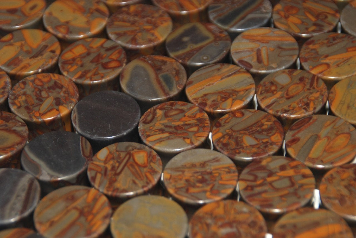 Bamboo Jasper Plugs – Double Flared Earth-Tone Gauges