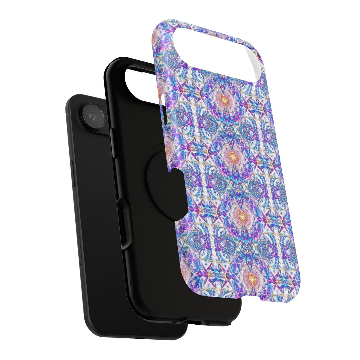 Geometric Pattern Phone Case — Protective Cosmic Art iPhone Cover