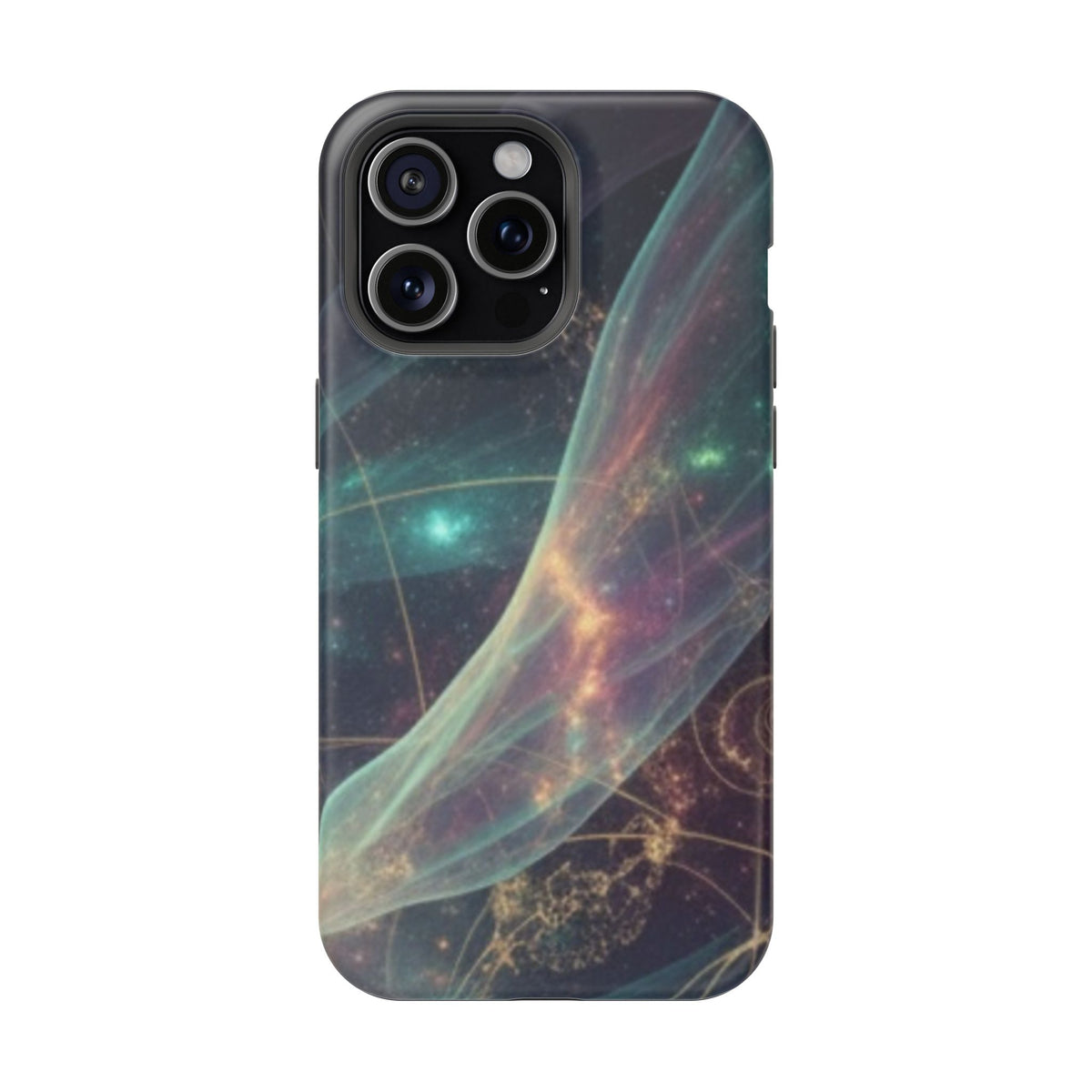 Galaxy Nebula Impact Phone Case — Protective Cosmic Art iPhone Cover