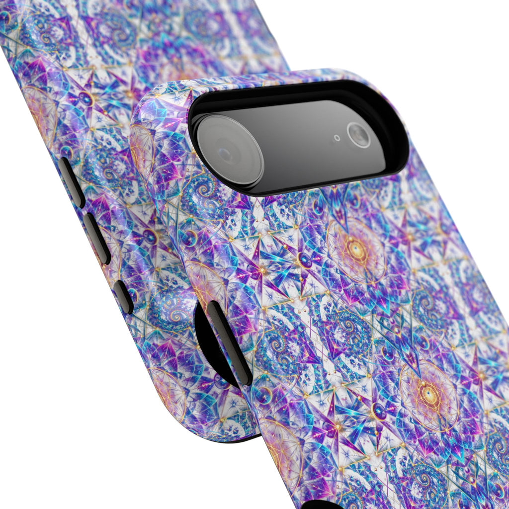 Geometric Pattern Phone Case — Protective Cosmic Art iPhone Cover