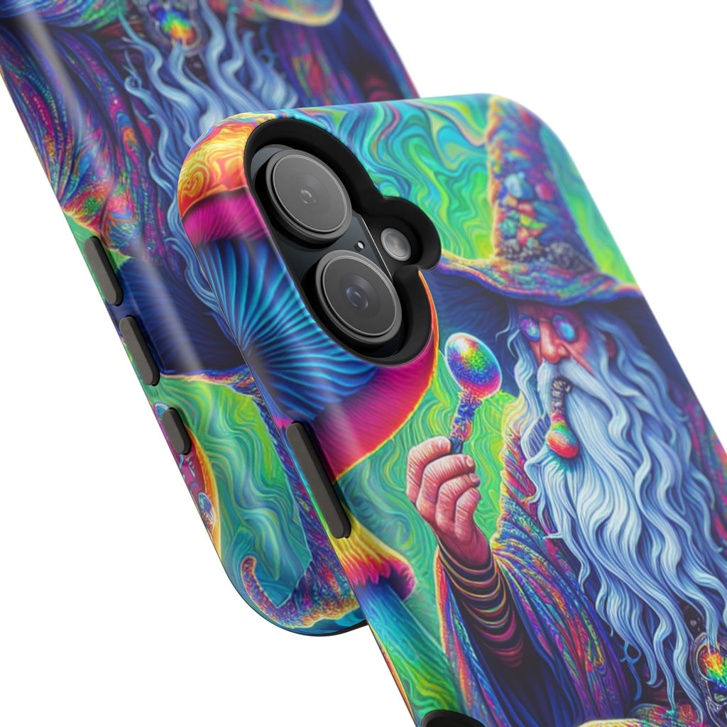 Psychedelic Wizard Phone Case — Impact‑Resistant Protective Cover