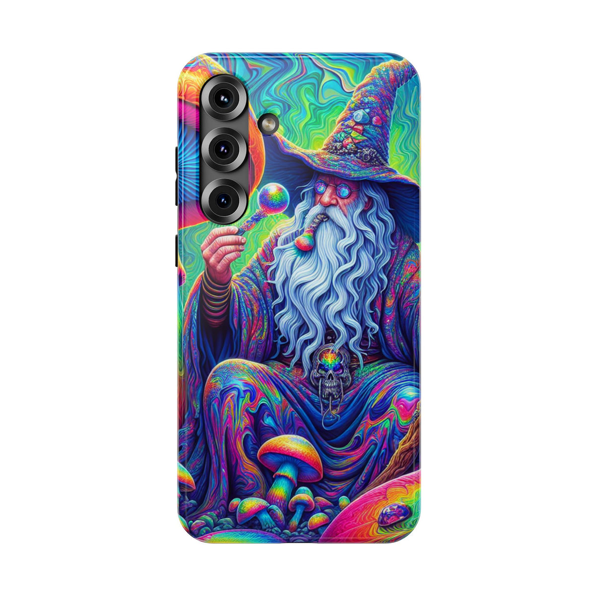 Psychedelic Wizard Phone Case — Impact‑Resistant Protective Cover