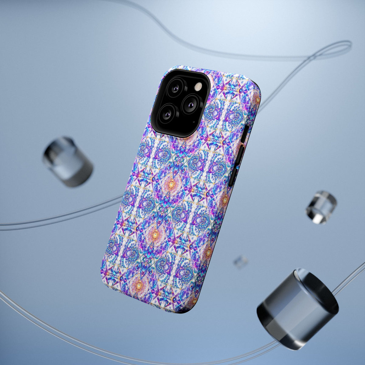 Geometric Pattern Phone Case — Protective Cosmic Art iPhone Cover