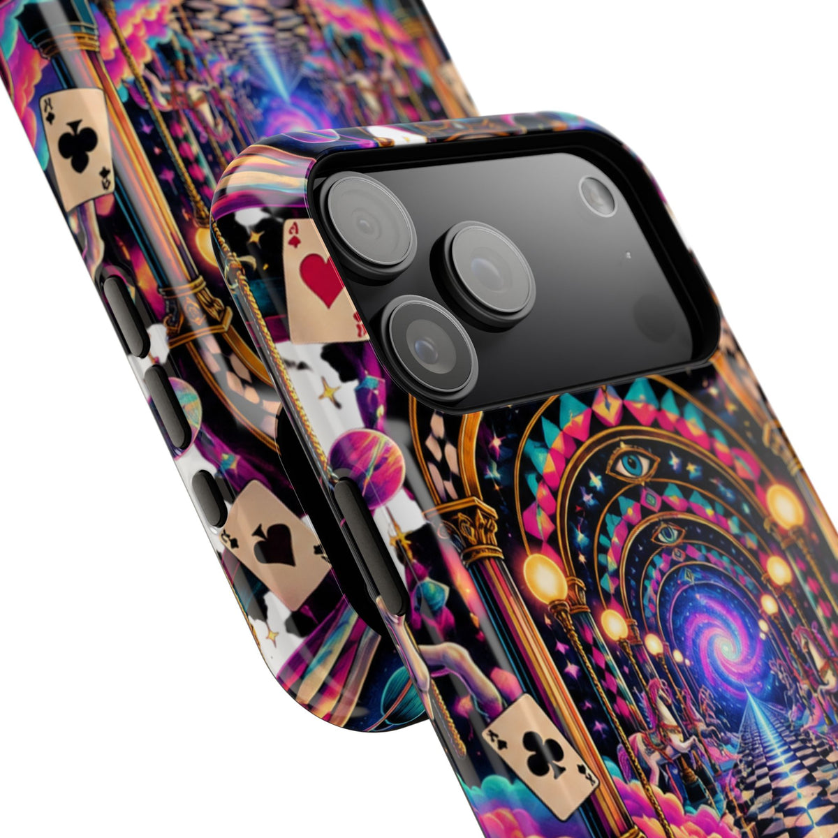 Psychedelic DMT Waiting Room Phone Case — Impact‑Resistant Protective Cover