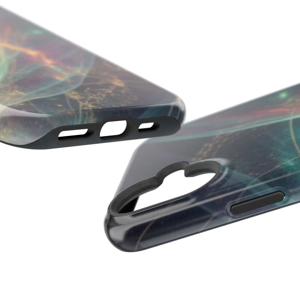 Galaxy Nebula Impact Phone Case — Protective Cosmic Art iPhone Cover